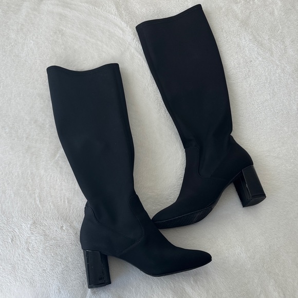 DONALD PLINER Cassidy Knee-High Boots in Black - Picture 4 of 12